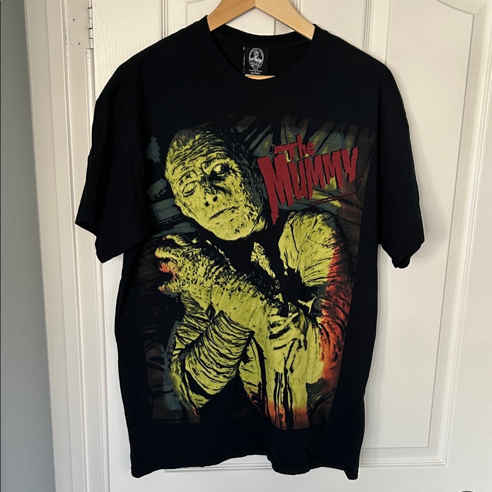 Universal Studios and Rock Rebel Large Mummy Black Graphic T-Shirt